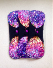 Load image into Gallery viewer, Ready to ship • 7” Thong • Cloth menstrual pads organic bamboo hemp and cotton absorbent core washable reusable cloth pads sanitary napkins