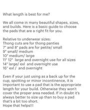 Load image into Gallery viewer, Ready to ship pads • 9” heavy • minky top cloth pad • organic fleece absorbent core • reusable cloth menstrual pad • priced per pad