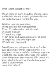 Load image into Gallery viewer, Ready to ship pads • minky top cloth pad • organic fleece absorbent core • reusable cloth menstrual pad • priced per pad