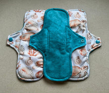 Load image into Gallery viewer, Cloth pads • cloth menstrual pads • organic bamboo and cotton core • reusable sanitary napkins • liners • moderate • heavy • priced per pad