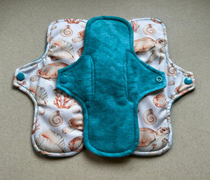 Cloth pads • cloth menstrual pads • organic bamboo and cotton core • reusable sanitary napkins • liners • moderate • heavy • priced per pad