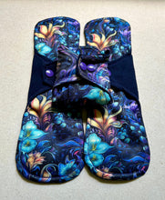 Load image into Gallery viewer, Cloth pads • 12” heavy • Ready to ship • organic flannel top • menstrual pad • organic core • reusable sanitary napkins • priced per pad