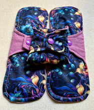 Load image into Gallery viewer, Cloth pads • 9” moderate • Ready to ship • organic flannel top • menstrual pad • organic core • reusable sanitary napkins • priced per pad