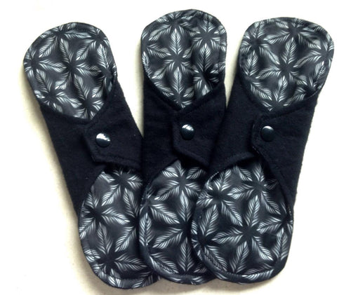 Cloth pad • Ready to ship • 7” liner •organic flannel top • menstrual pad • organic fleece core • reusable sanitary napkins • priced per pad