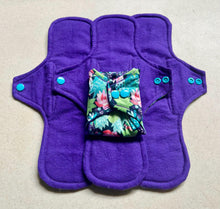 Load image into Gallery viewer, Cloth pads • cloth menstrual pads • organic bamboo and cotton core • reusable sanitary napkins • liners • moderate • heavy • priced per pad