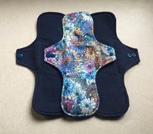 Load image into Gallery viewer, Ready to ship 7” Thong cloth menstrual pad organic fleece absorbent core washable and reusable sanitary napkin cloth pads priced per pad