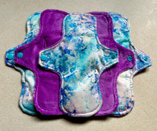 Load image into Gallery viewer, Ready to ship pads • minky top cloth pad • organic fleece absorbent core • reusable cloth menstrual pad • priced per pad
