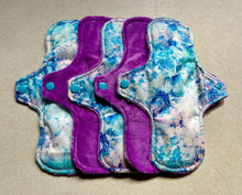 Load image into Gallery viewer, Ready to ship pads • minky top cloth pad • organic fleece absorbent core • reusable cloth menstrual pad • priced per pad