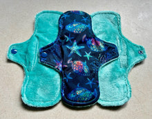 Load image into Gallery viewer, Ready to ship pads • 9” heavy • minky top cloth pad • organic fleece absorbent core • reusable cloth menstrual pad • priced per pad