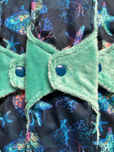 Load image into Gallery viewer, Ready to ship pads • 9” heavy • minky top cloth pad • organic fleece absorbent core • reusable cloth menstrual pad • priced per pad