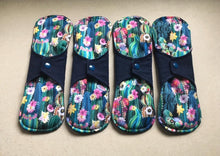 Load image into Gallery viewer, Cloth pads • Ready to ship • organic flannel top • menstrual pad • organic fleece core • reusable sanitary napkins • priced per pad
