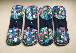 Cloth pads • Ready to ship • organic flannel top • menstrual pad • organic fleece core • reusable sanitary napkins • priced per pad