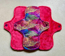 Load image into Gallery viewer, Ready to ship pads • minky top cloth pad • organic fleece absorbent core • reusable cloth menstrual pad • priced per pad