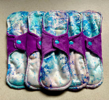 Load image into Gallery viewer, Ready to ship pads • minky top cloth pad • organic fleece absorbent core • reusable cloth menstrual pad • priced per pad
