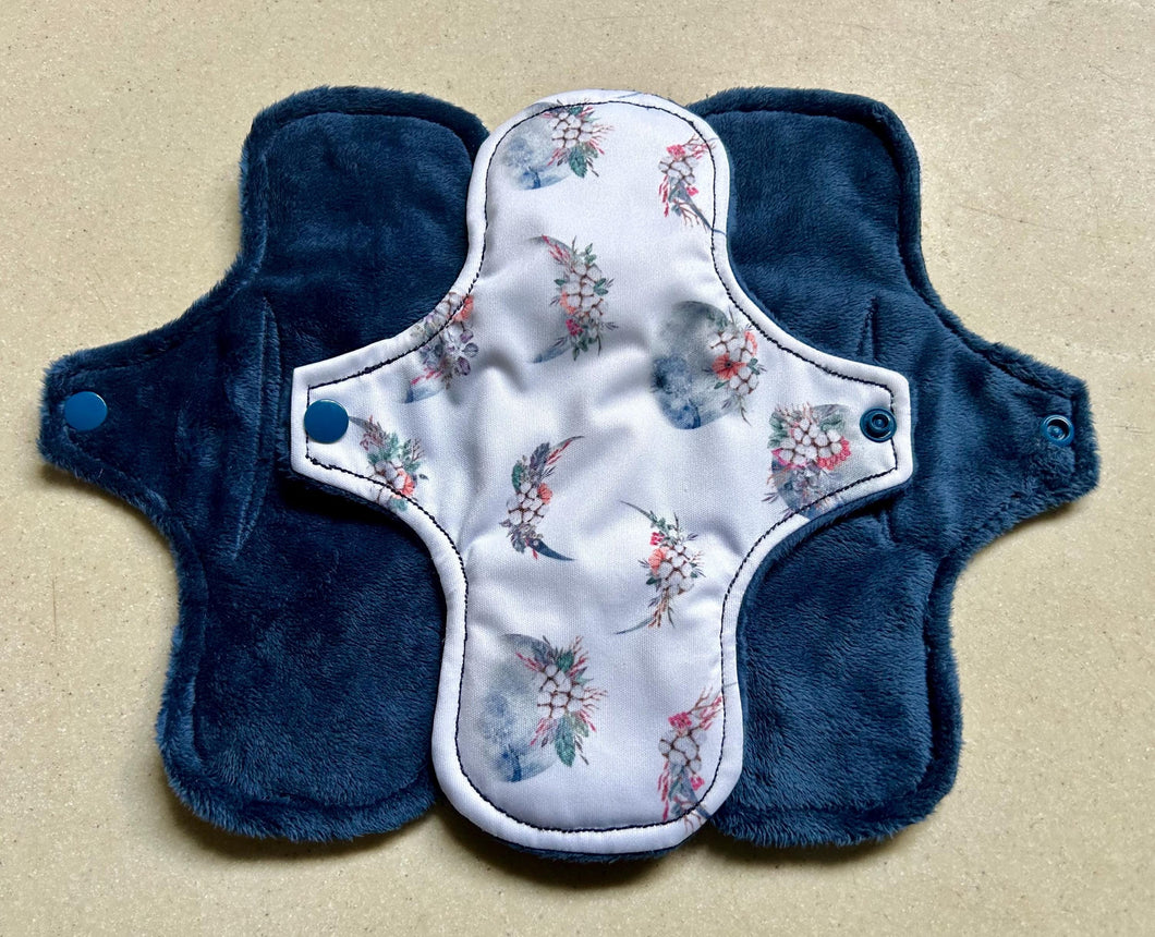 Ready to ship pads • minky top cloth pad • organic fleece absorbent core • reusable cloth menstrual pad • priced per pad