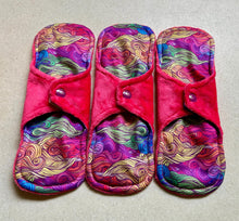 Load image into Gallery viewer, Ready to ship pads • minky top cloth pad • organic fleece absorbent core • reusable cloth menstrual pad • priced per pad