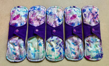 Load image into Gallery viewer, Cloth pads • ready to ship 10” heavy • flannel top menstrual pad • organic absorbent core • reusable pads • priced per pad