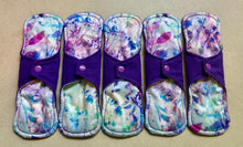 Load image into Gallery viewer, Cloth pads • cloth menstrual pads • organic bamboo and cotton core • reusable sanitary napkins • liners • moderate • heavy • priced per pad