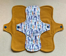 Load image into Gallery viewer, Cloth pad • organic flannel top menstrual pad • organic core • reusable cloth pads • liners • moderate • heavy overnight • priced per pad