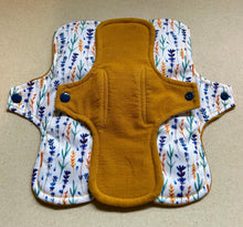 Load image into Gallery viewer, Cloth pad • organic flannel top menstrual pad • organic core • reusable cloth pads • liners • moderate • heavy overnight • priced per pad