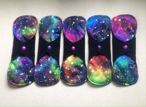 6 Pad Set Black/Galaxy