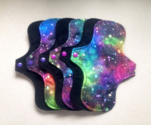 6 Pad Set Black/Galaxy