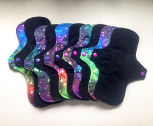 6 Pad Set Black/Galaxy