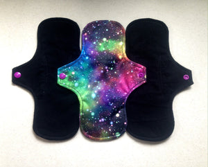 8 Pad Set 4-Heavy 4-Moderate Black/Galaxy