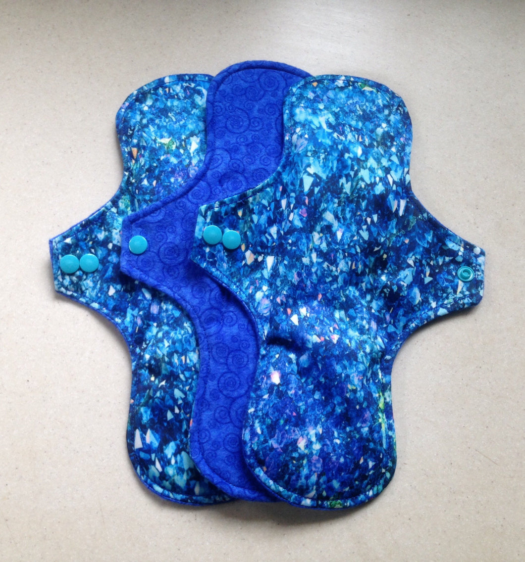 5 Pad Set Blue/Crystal