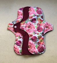 Load image into Gallery viewer, Burgundy/Roses Organic Top