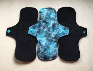 5 Pad Set Black/Water