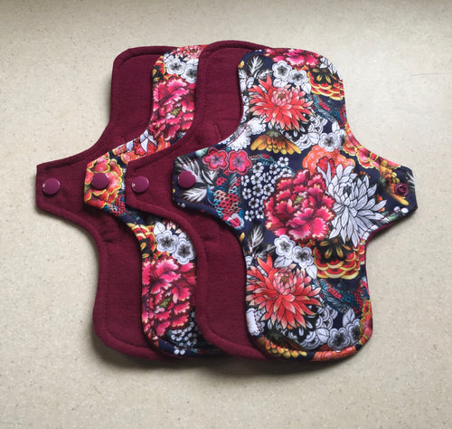 Burgundy/Koi Organic Top