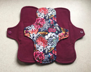 Burgundy/Koi Organic Top