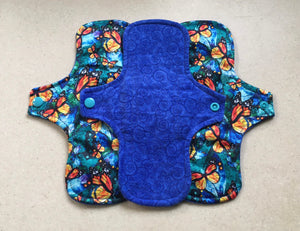 Blue/Butterfly Flannel Top