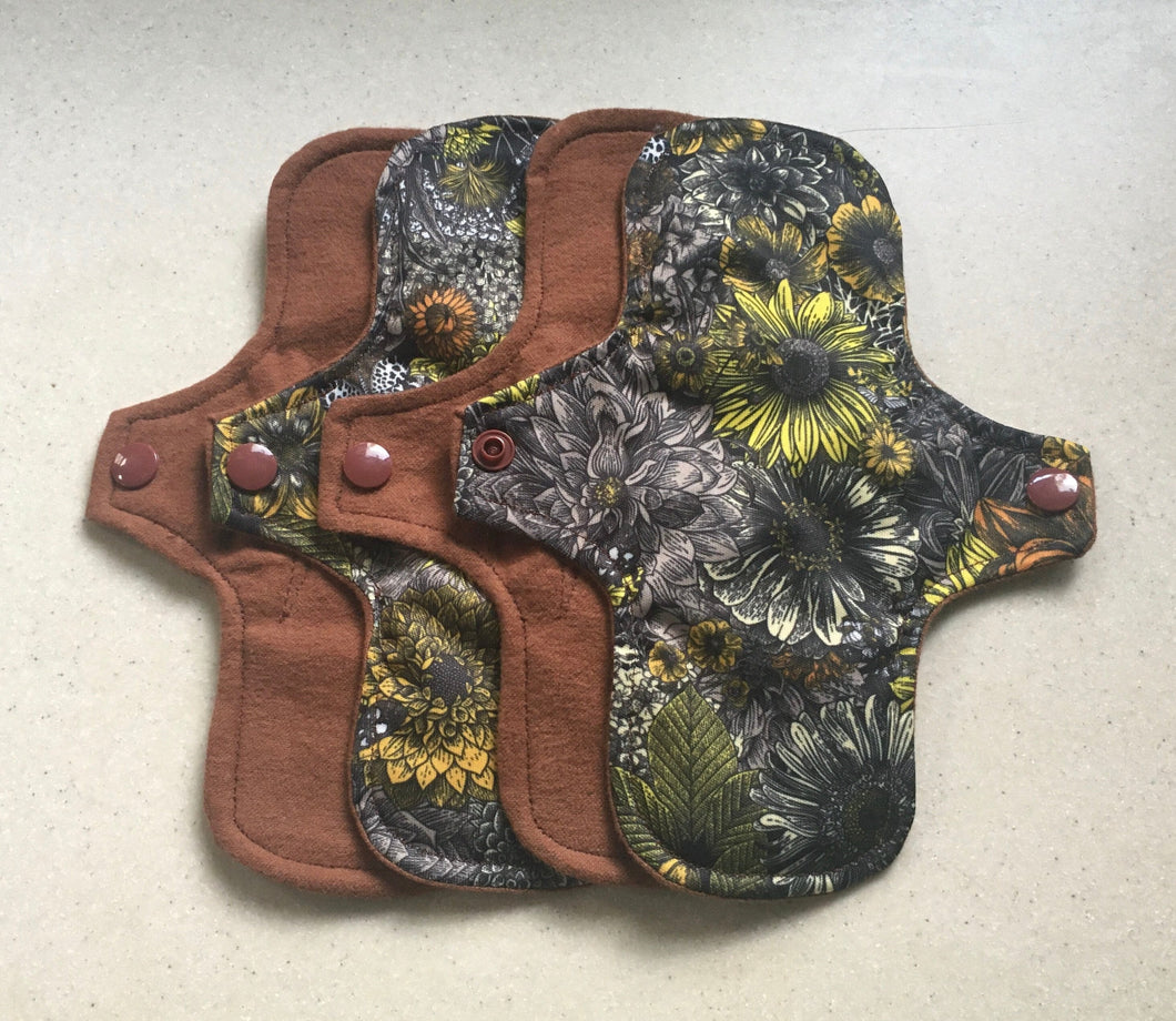 Brown/Flowers Organic Top