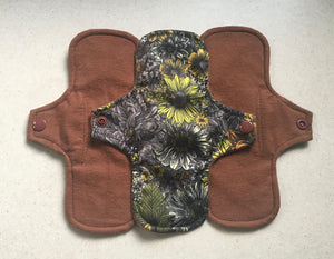 Brown/Flowers Organic Top