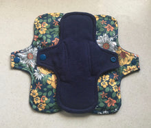 Load image into Gallery viewer, Navy/Flowersn  Organic Top