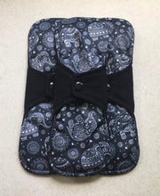 Load image into Gallery viewer, Black/Elephant Flannel Top