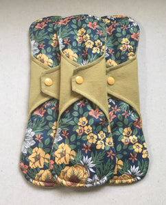 5 Pad Set Organic Lemongrass/Flowers