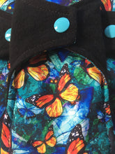 Load image into Gallery viewer, Black/Butterfly Flannel Top