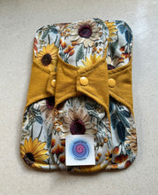 Load image into Gallery viewer, Cloth pads • organic flannel top menstrual pads • organic core • reusable cloth pads • liners • moderate • heavy overnight • priced per pad