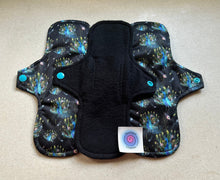 Load image into Gallery viewer, Cloth pads • cloth menstrual pads • organic bamboo and cotton core • reusable sanitary napkins • liners • moderate • heavy • priced per pad