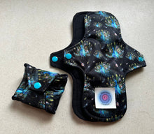 Load image into Gallery viewer, Cloth pads • cloth menstrual pads • organic bamboo and cotton core • reusable sanitary napkins • liners • moderate • heavy • priced per pad