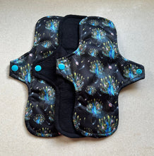 Load image into Gallery viewer, Cloth pads • cloth menstrual pads • organic bamboo and cotton core • reusable sanitary napkins • liners • moderate • heavy • priced per pad